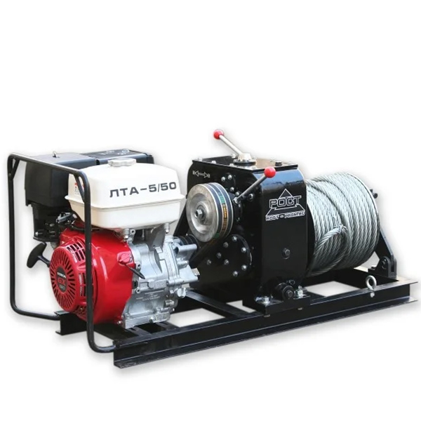 Лебедка бензиновая РОСТ ЛТА-5/50 Лебедка бензиновая РОСТ ЛТА-5/50