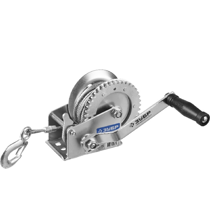 Лебедка ручная барабанная ЗУБР Профессионал 0,9 т 10 м (тяговая, ленточная) Лебедка ручная барабанная ЗУБР Профессионал 0,9 т 10 м (тяговая, ленточная)