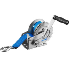 Лебедка ручная барабанная ЗУБР Профессионал 1,1 т 10 м (тяговая, ленточная)