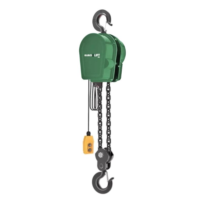 Таль электрическая цепная EURO-LIFT DHS 1т 6м 380В, 0,5кВт 2,2м/мин Таль электрическая цепная EURO-LIFT DHS 1т 6м 380В, 0,5кВт 2,2м/мин