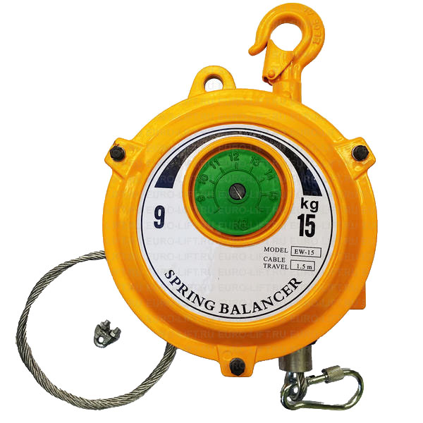 Таль-балансир EURO-LIFT 9-15 кг, трос 1,5 м Таль-балансир EURO-LIFT 9-15 кг, трос 1,5 м