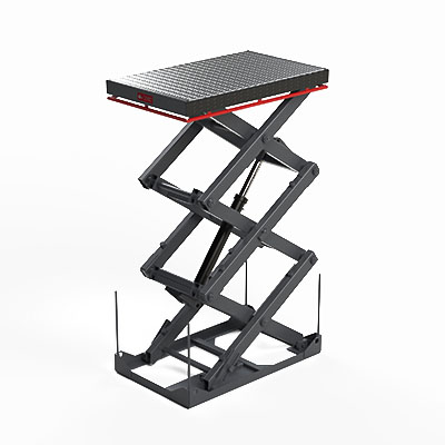 Гидравлический подъемный стол СПК Регион 2500х2100х4800 мм г/п 2000 кг (трехножничный)
