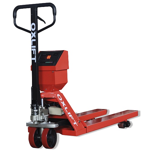 Ручная гидравлическая тележка с весами OXLIFT ОХ20-Scale Ручная гидравлическая тележка с весами OXLIFT ОХ20-Scale
