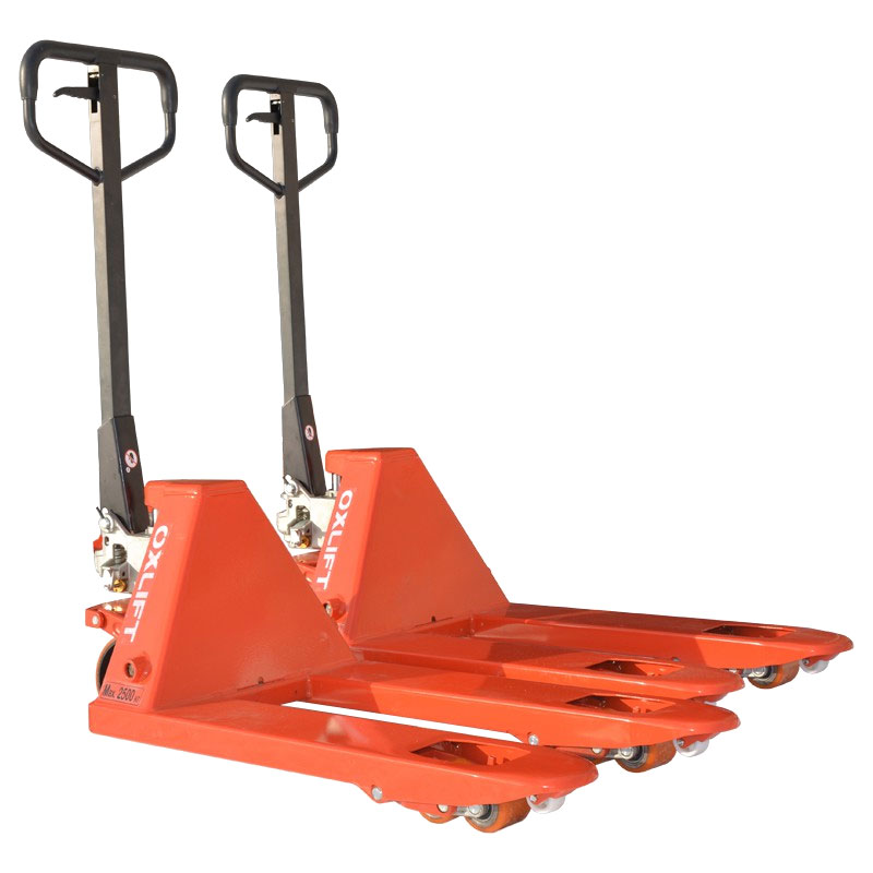 Коротковильная гидравлическая тележка OXLIFT OX25-PU080 (W450) Коротковильная гидравлическая тележка OXLIFT OX25-PU080 (W450)