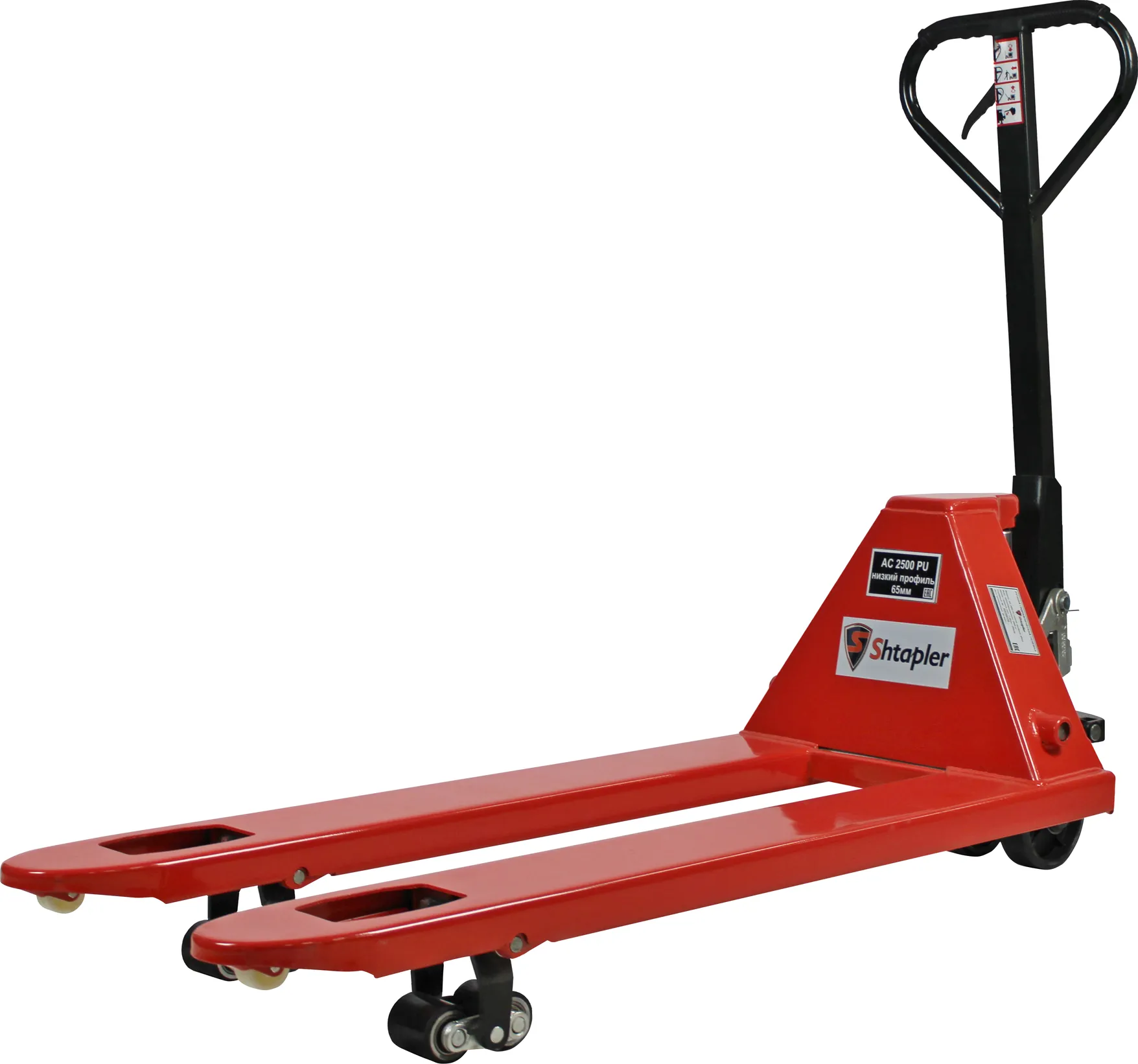 Ручная гидравлическая тележка Shtapler AC 2500 PU (низкопрофильная 65мм) Ручная гидравлическая тележка Shtapler AC 2500 PU (низкопрофильная 65мм)