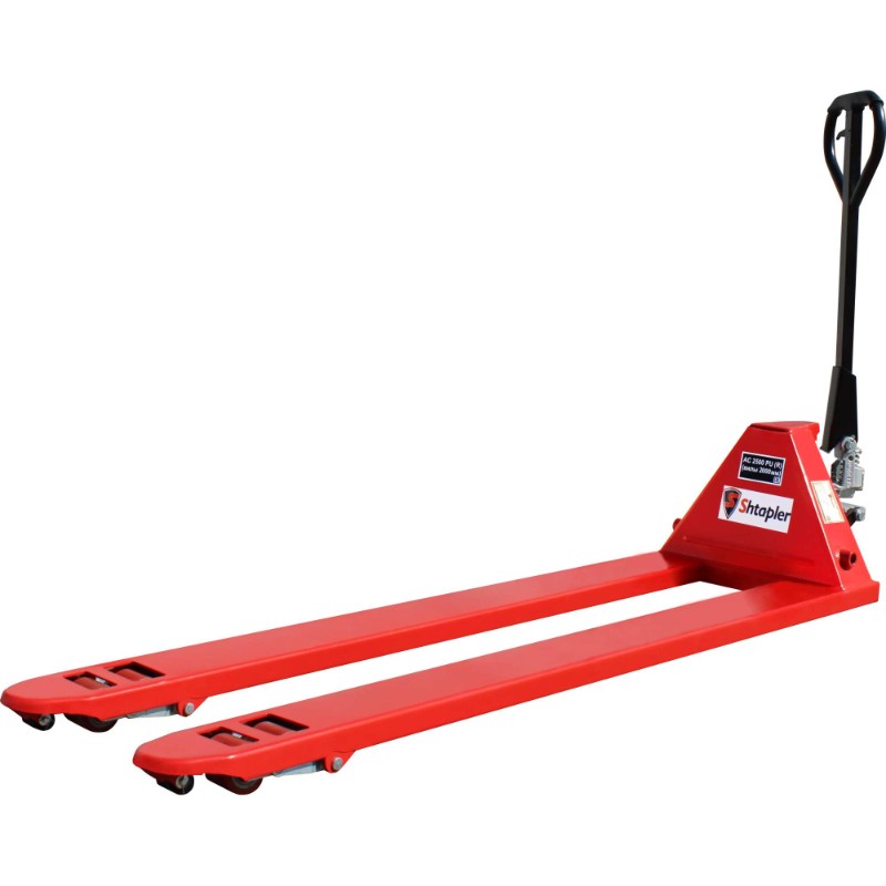 Ручная гидравлическая тележка Shtapler AC 2500 PU, длина вил 2000мм Ручная гидравлическая тележка Shtapler AC 2500 PU, длина вил 2000мм