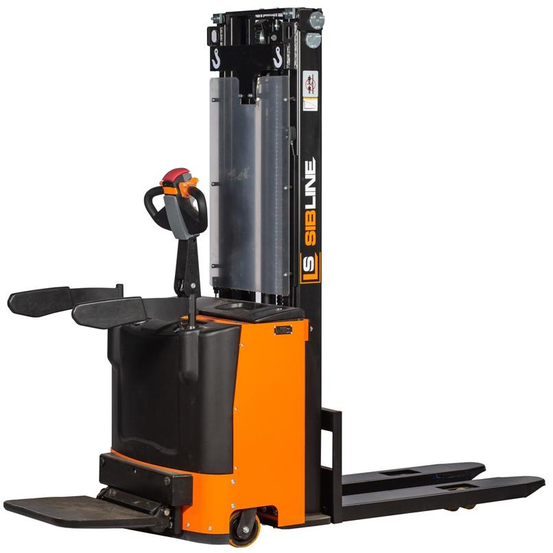 Штабелер электрический самоходный SIBLINE CL1545W 1,5Т 4,5М с платформой, cвинц-кислотн АКБ Штабелер электрический самоходный SIBLINE CL1545W 1,5Т 4,5М с платформой, cвинц-кислотн АКБ