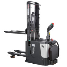 Самоходный штабелер с дублированным подъёмом Tisel ESi2040 DX Li-Ion с платформой и бок. поддержкой Самоходный штабелер с дублированным подъёмом Tisel ESi2040 DX Li-Ion с платформой и бок. поддержкой