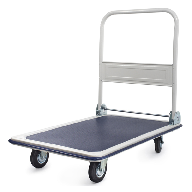 Тележка платформенная TOR PH150 150 кг (пластиковые колеса) Тележка платформенная TOR PH150 150 кг (пластиковые колеса)