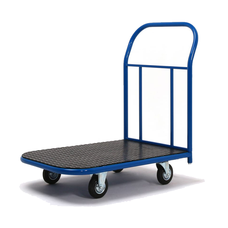 Платформенная тележка 125 мм Промышленник ПР-5.8 с резиновым покрытием Платформенная тележка 125 мм Промышленник ПР-5.8 с резиновым покрытием