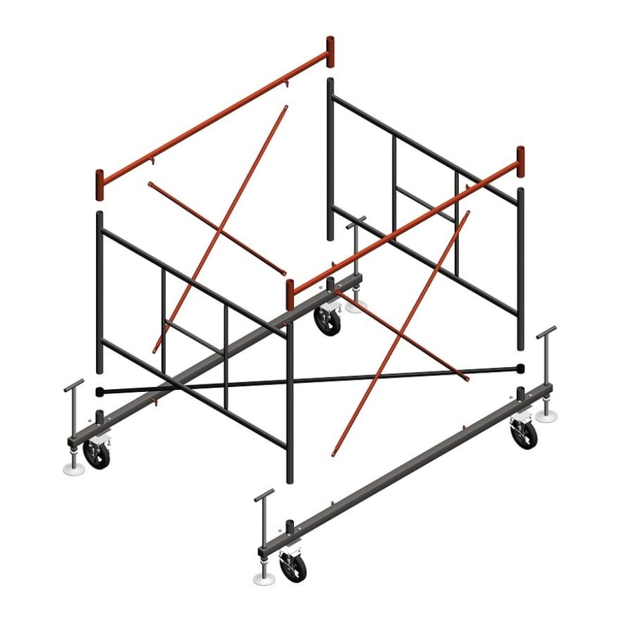 Вышка Промышленник ВПМ 1,6x2,0 H=11,2 м ВПМ16112 Вышка Промышленник ВПМ 1,6x2,0 H=11,2 м ВПМ16112