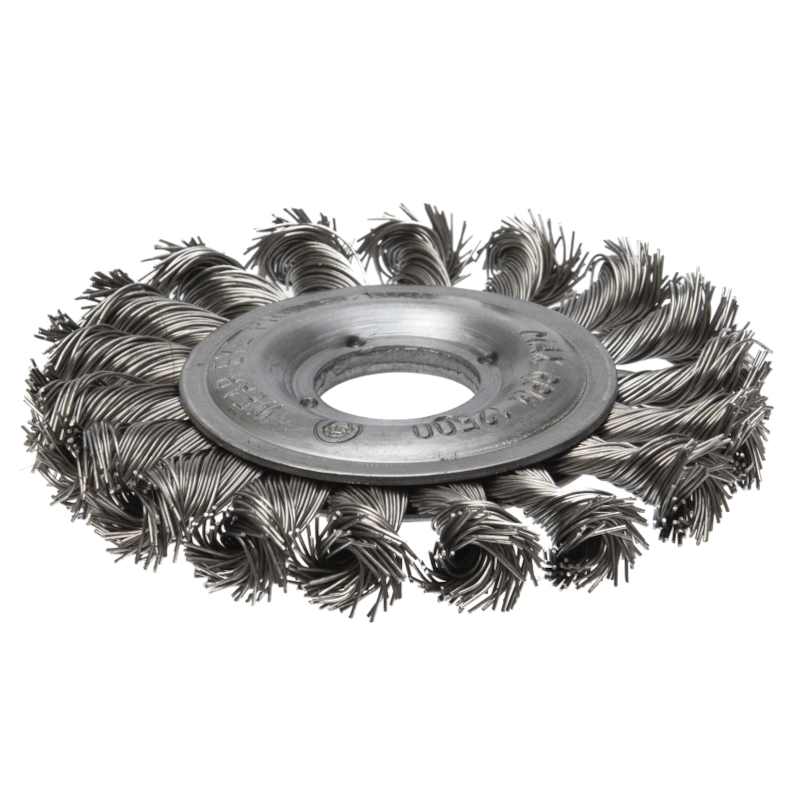 Щетка цилиндрическая жгутовая ПрофОснастка Мастер № 80 d175 мм RPM 9000 ST 0,5 Щетка цилиндрическая жгутовая ПрофОснастка Мастер № 80 d175 мм RPM 9000 ST 0,5