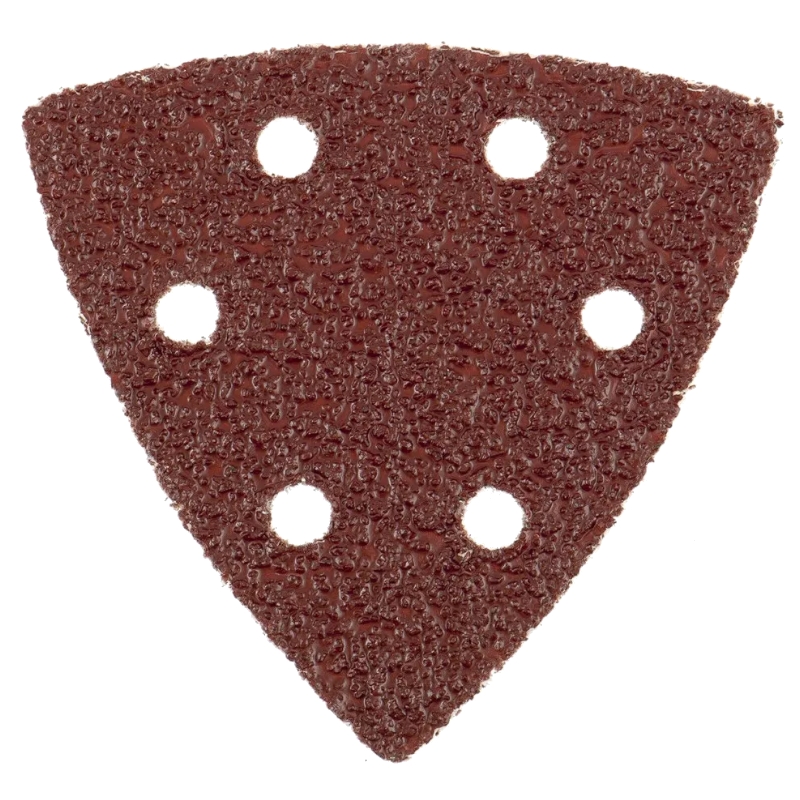 Треугольник абразивный под липучку, перфорированный, P 120, 93 мм, 5 шт Matrix на ворсовой подложке Треугольник абразивный под липучку, перфорированный, P 120, 93 мм, 5 шт Matrix на ворсовой подложке