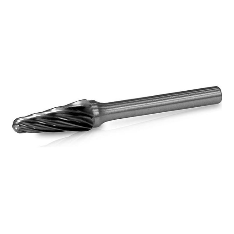 L1025C06 Борфреза твердосплавная в форме закругленного конуса по алюминию Rotorica тип L / KEL