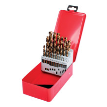 Набор свёрл Ruko по металлу DIN 338 тип Va, HSSe-Co 5, 1-13 мм x 0,5 мм в металлическом кейсе Набор свёрл Ruko по металлу DIN 338 тип Va, HSSe-Co 5, 1-13 мм x 0,5 мм в металлическом кейсе