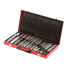 Набор сверл по металлу, 1-13 мм, 230 шт, HSS, в металлическом кейсе Matrix Набор сверл по металлу, 1-13 мм, 230 шт, HSS, в металлическом кейсе Matrix