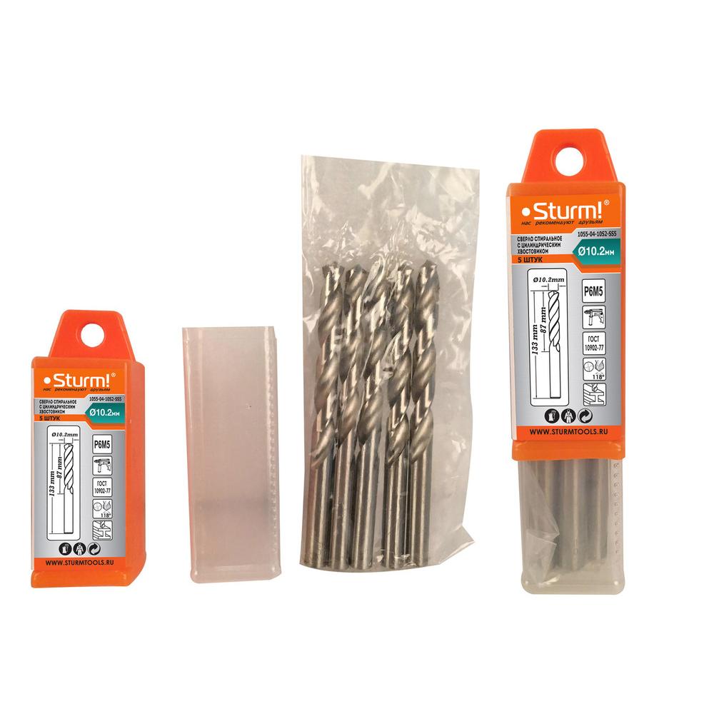 Сверло по металлу Sturm! 1055-O4-10S2-SS5