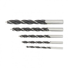 Набор сверл по дереву, 4-5-6-8-10 мм, 5 шт, цилиндрический хвостовик Сибртех Набор сверл по дереву, 4-5-6-8-10 мм, 5 шт, цилиндрический хвостовик Сибртех