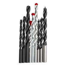 Набор сверл по бетону, металлу, дереву Sparta 5-6-8 мм, 9 шт, цилиндрический хвостовик Набор сверл по бетону, металлу, дереву Sparta 5-6-8 мм, 9 шт, цилиндрический хвостовик