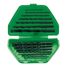 Набор сверл по металлу, 1.5-6.5 мм, (через 0.5 мм), 13 шт, пластиковый бокс, цилиндрический хвостовик Набор сверл по металлу, 1.5-6.5 мм, (через 0.5 мм), 13 шт, пластиковый бокс, цилиндрический хвостовик