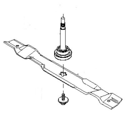Нож трактора 26 дюймов М95-66Х Husqvarna 5324390-52 Нож трактора 26 дюймов М95-66Х Husqvarna 5324390-52