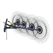 Грабли ворошилки СКАУТ PL-4600 для трактора, четыре колеса сгребания