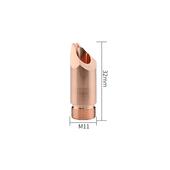 Сопло для лазерной сварки WSX L=32 мм М11 тип "D" с подачей проволоки d=1,2мм