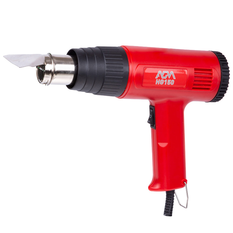 Электрический строительный фен AGM HG 150 / 1500Вт 300-400 градусов 280-480 л/мин Электрический строительный фен AGM HG 150 / 1500Вт 300-400 градусов 280-480 л/мин
