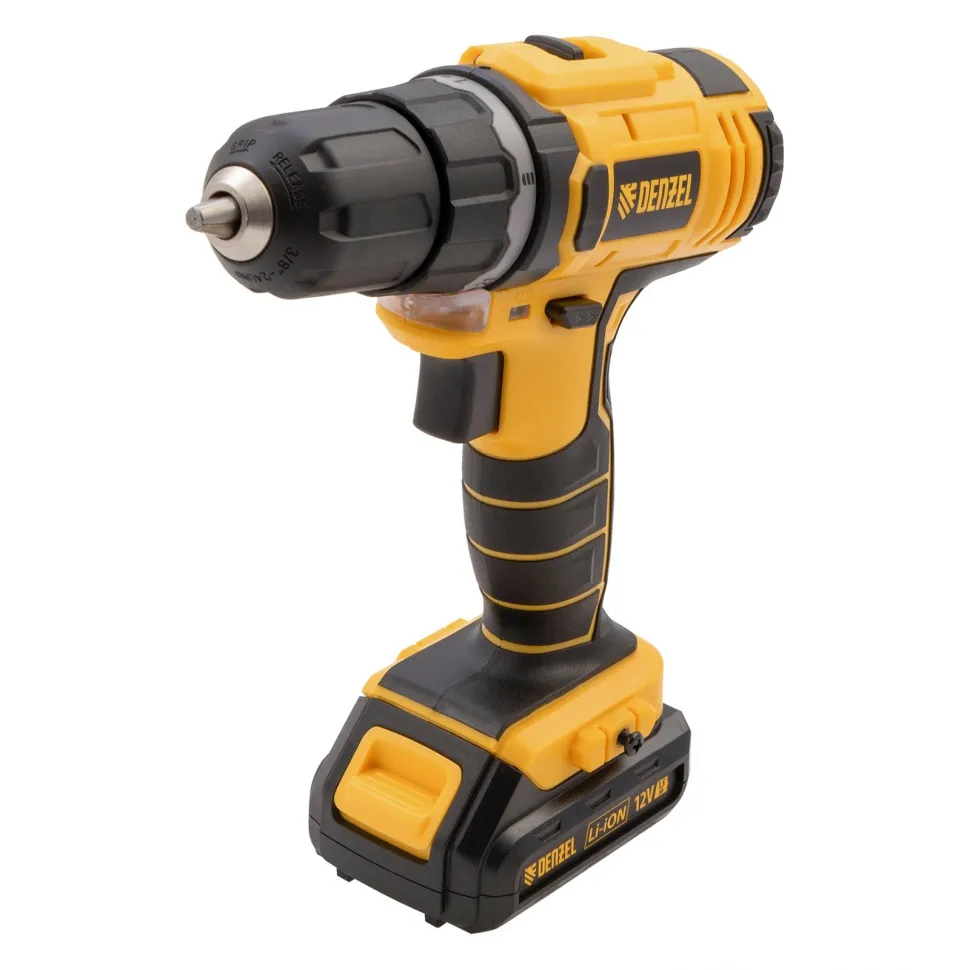 Дрель-шуруповерт аккумуляторная Denzel CDL-12-02 Дрель-шуруповерт аккумуляторная Denzel CDL-12-02