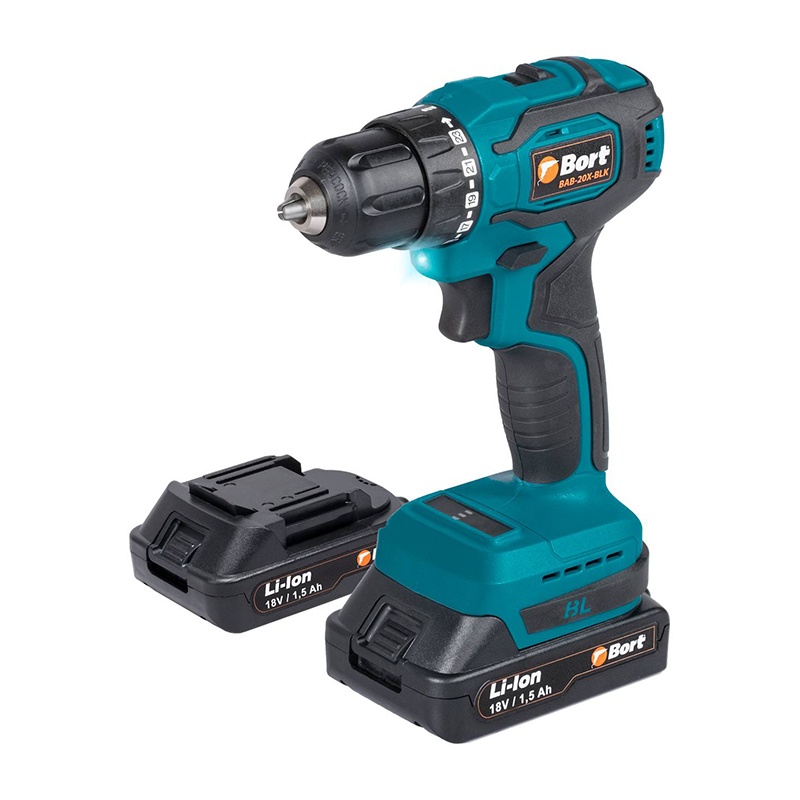 Дрель-шуруповерт аккумуляторная BORT BAB-20X-BLK (2x1,5Ah) Дрель-шуруповерт аккумуляторная BORT BAB-20X-BLK (2x1,5Ah)