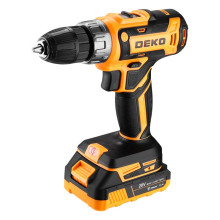 Аккумуляторная дрель-шуруповерт DEKO DKCD20FU-Li, 20В, 1x2.0Ач, з/у (2024) Аккумуляторная дрель-шуруповерт DEKO DKCD20FU-Li, 20В, 1x2.0Ач, з/у (2024)