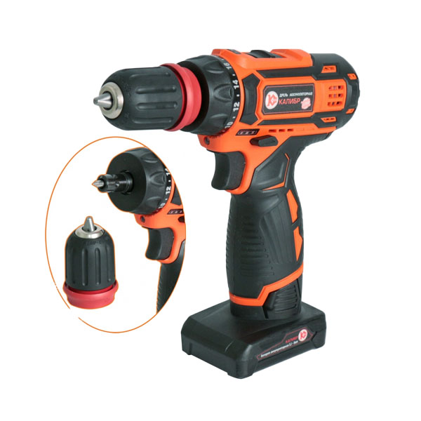 Аккумуляторная дрель Калибр ДА-14,4-2 Аккумуляторная дрель Калибр ДА-14,4-2