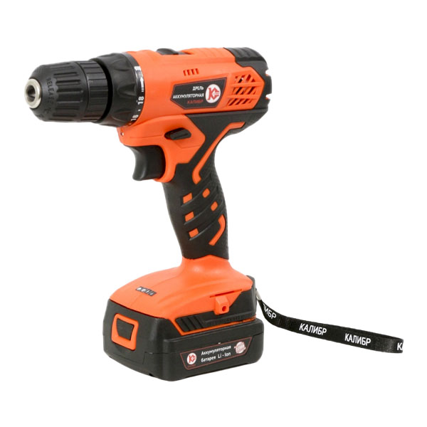 Аккумуляторная дрель Калибр ДА-18/2+