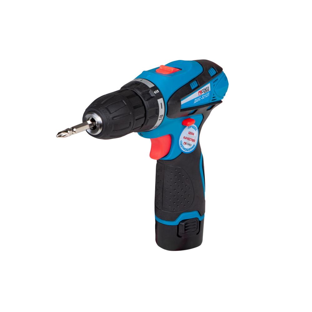 Аккумуляторный шуруповерт СОЮЗ ДШС-3212Л