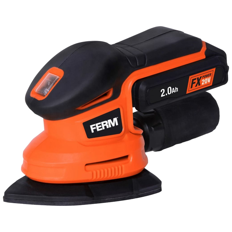 Аккумуляторная орбитальная шлифмашина Ferm PSM1033 Li-Ion 20 В Компл. Solo (без акк. и Зу), 10000 Аккумуляторная орбитальная шлифмашина Ferm PSM1033 Li-Ion 20 В Компл. Solo (без акк. и Зу), 10000