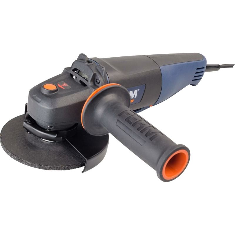 УШМ Ferm AGM1061S, 125 мм черный/синий УШМ Ferm AGM1061S, 125 мм черный/синий