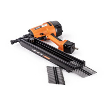 Пневматический гвоздезабивной пистолет – реечный нейлер FoxWeld 9021 Пневматический гвоздезабивной пистолет – реечный нейлер FoxWeld 9021