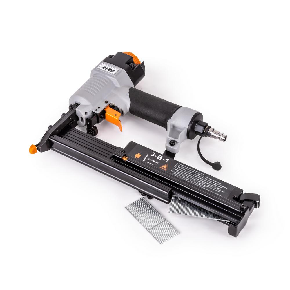 Универсальный пневмостеплер FoxWeld для гвоздей, шпилек и скоб (3 в 1) Универсальный пневмостеплер FoxWeld для гвоздей, шпилек и скоб (3 в 1)