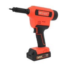Аккумуляторный резьбовой заклепочник Messer 3000 с электронной системой настройки сжатия и счетчиком Аккумуляторный резьбовой заклепочник Messer 3000 с электронной системой настройки сжатия и счетчиком