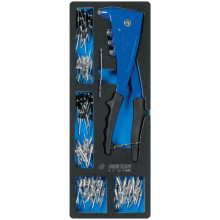 Заклепочник KING TONY с набором заклепок, ложемент, 121 предмет Заклепочник KING TONY с набором заклепок, ложемент, 121 предмет