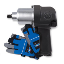 Гайковерт пневматический ударный King Tony 1/2, 678 Нм, в комплекте перчатки антивибрационные Гайковерт пневматический ударный King Tony 1/2, 678 Нм, в комплекте перчатки антивибрационные